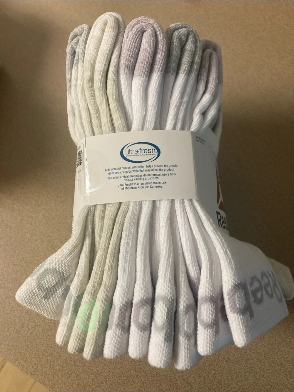 Reebok women’s 10-Pack pro series Crew Athletic Socks